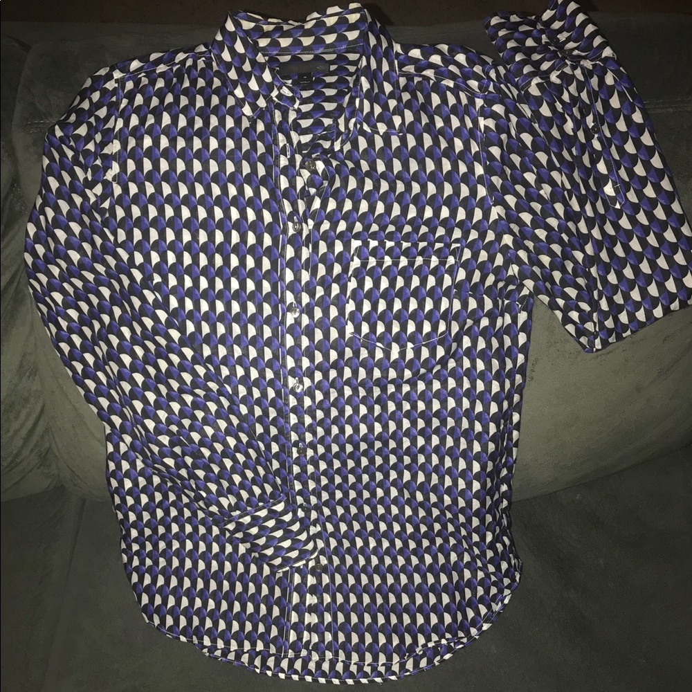 J. Crew button down long sleeve shirt size 4.